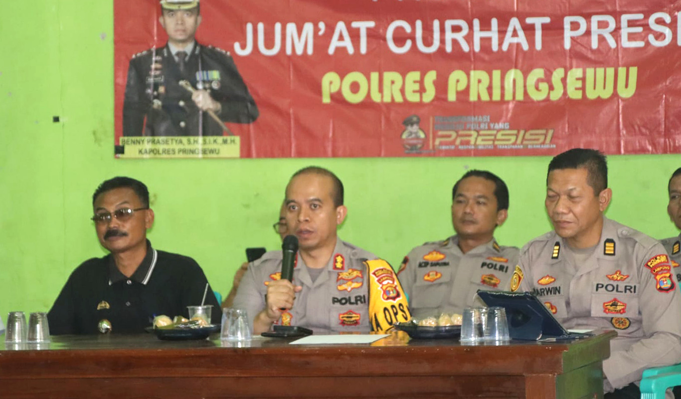 Kapolres Pringsewu Ajak Masyarakat Kawal dan Ciptakan Pilkada 2024 yang Sejuk
