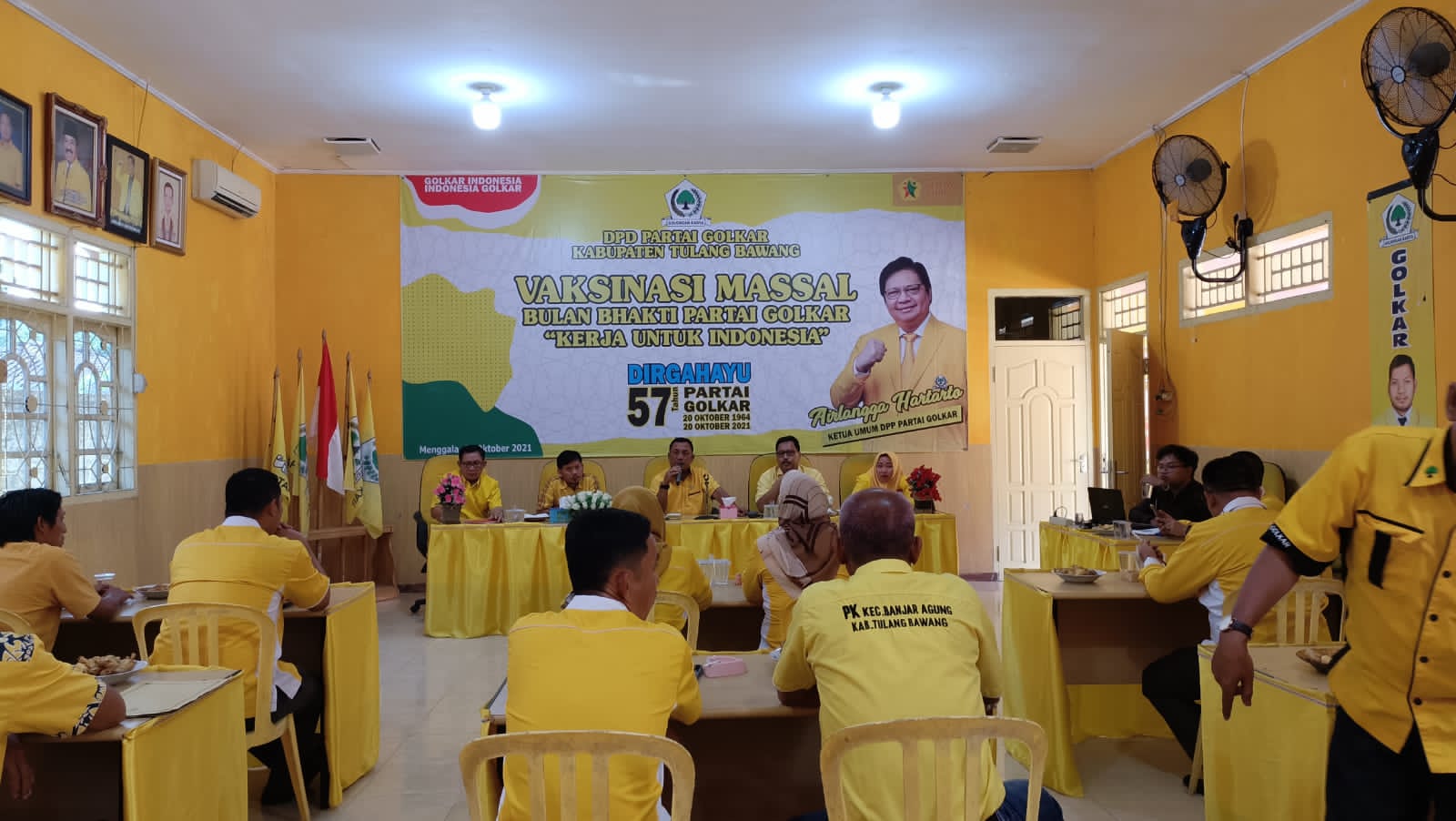 Sambut Pemilu, Golkar Tulang Bawang Panaskan Mesin