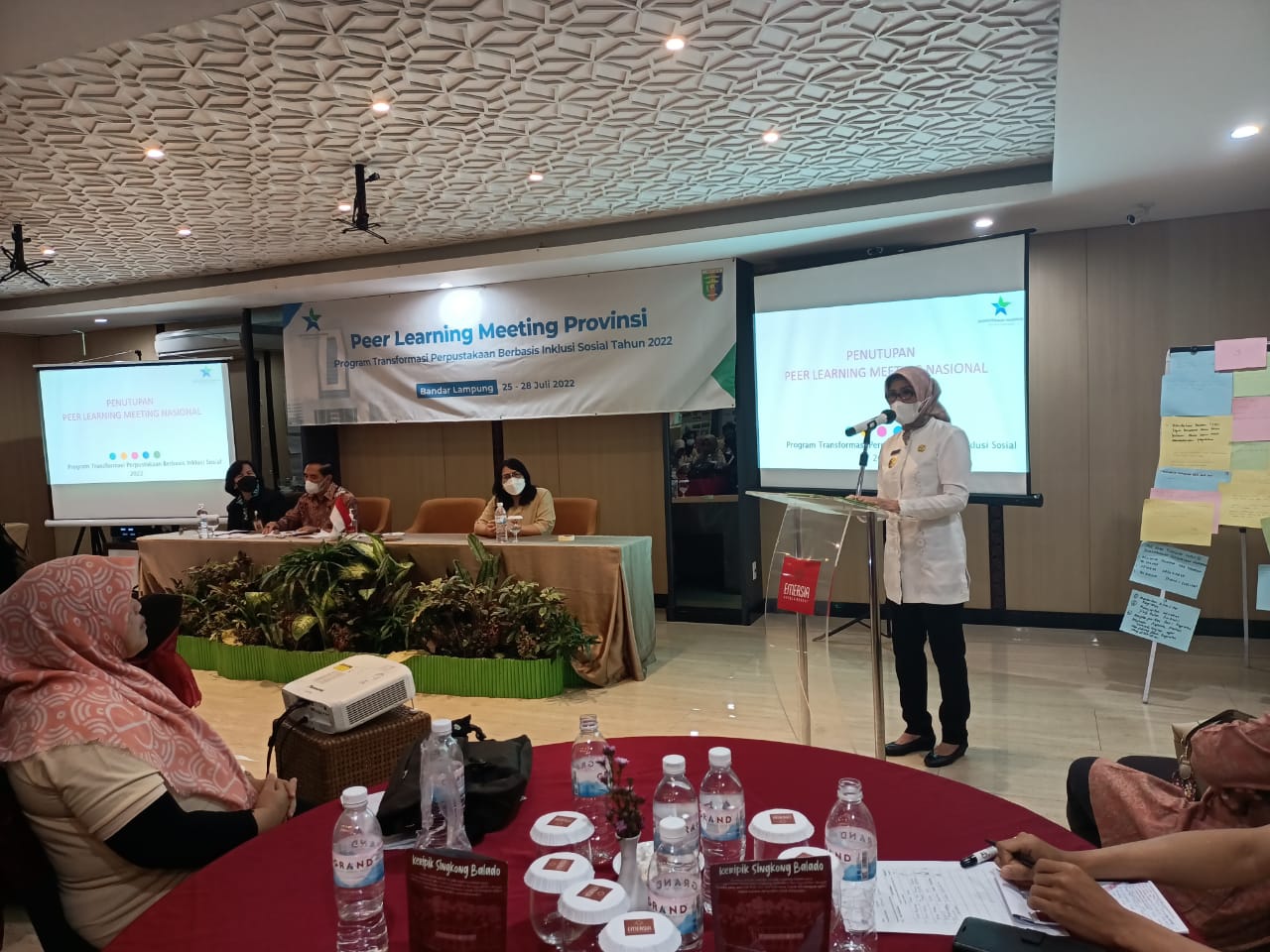 Dinas Perpustakaan dan Kearsipan Provinsi Lampung Resmi Tutup Kegiatan Peer Learning Meeting
