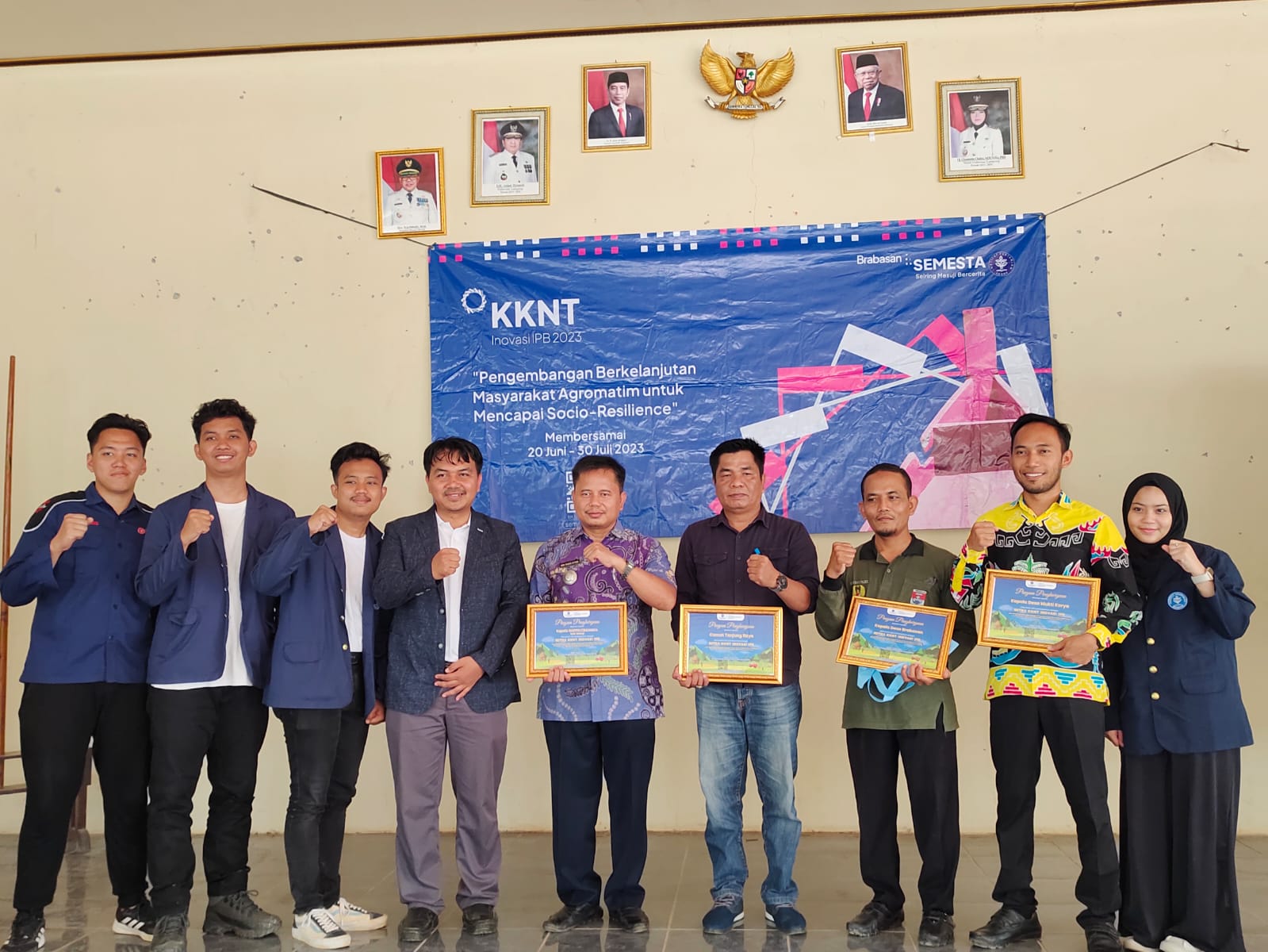 Pemkab Mesuji Lepas 22 Mahasiswa IPB yang KKN di Dua Desa