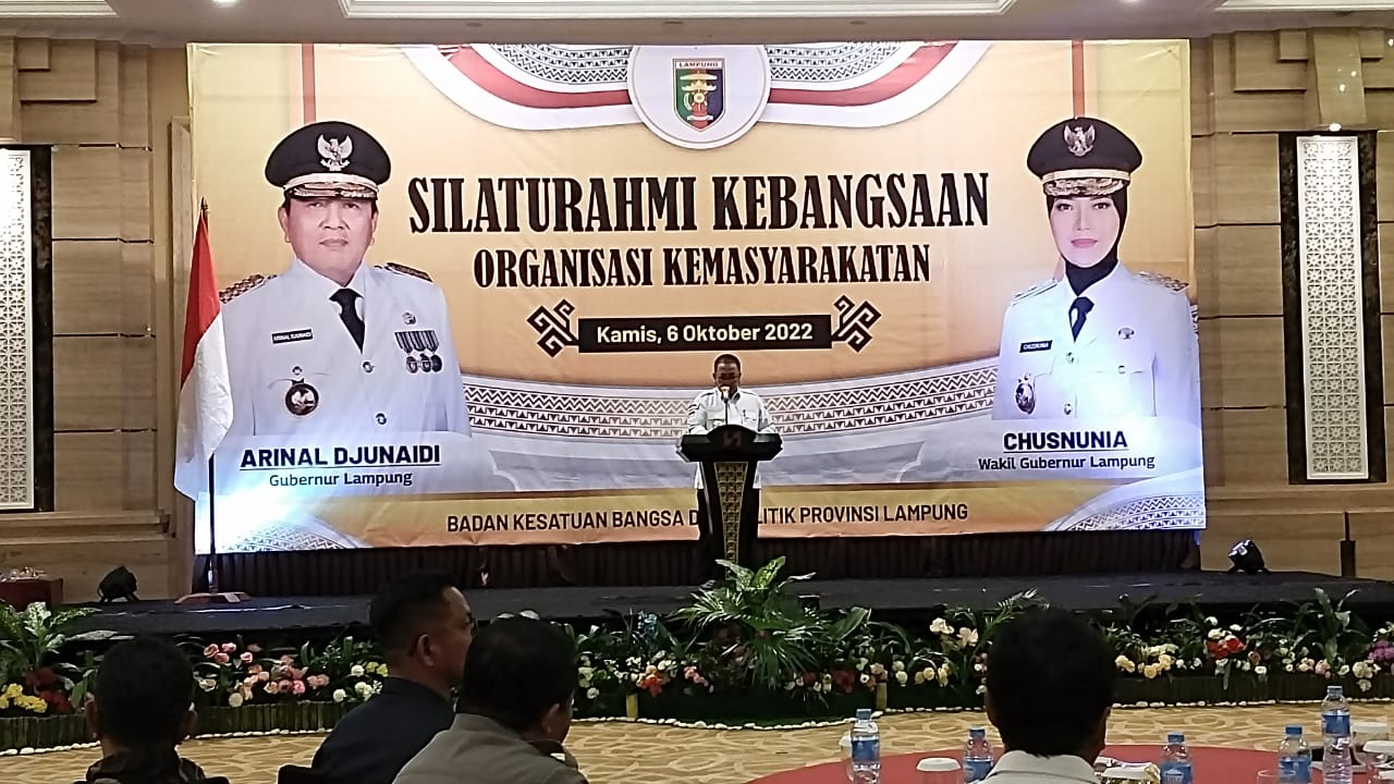 Gubernur Ajak Ormas Jaga Kesejukan dan Kedamaian Lampung