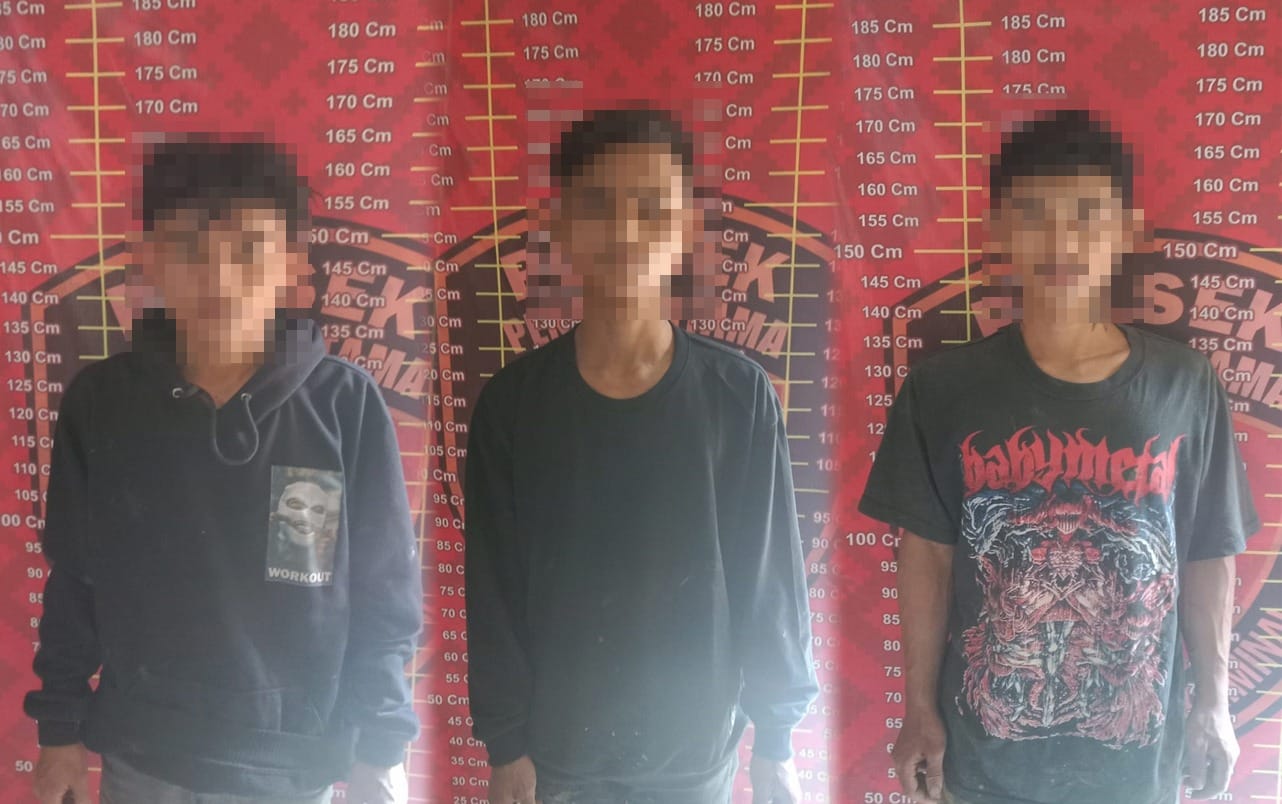 Tiga Pemuda di Tulang Bawang Curi Kabel Listrik PLN, Ditangkap Polisi Saat Akan Dijual