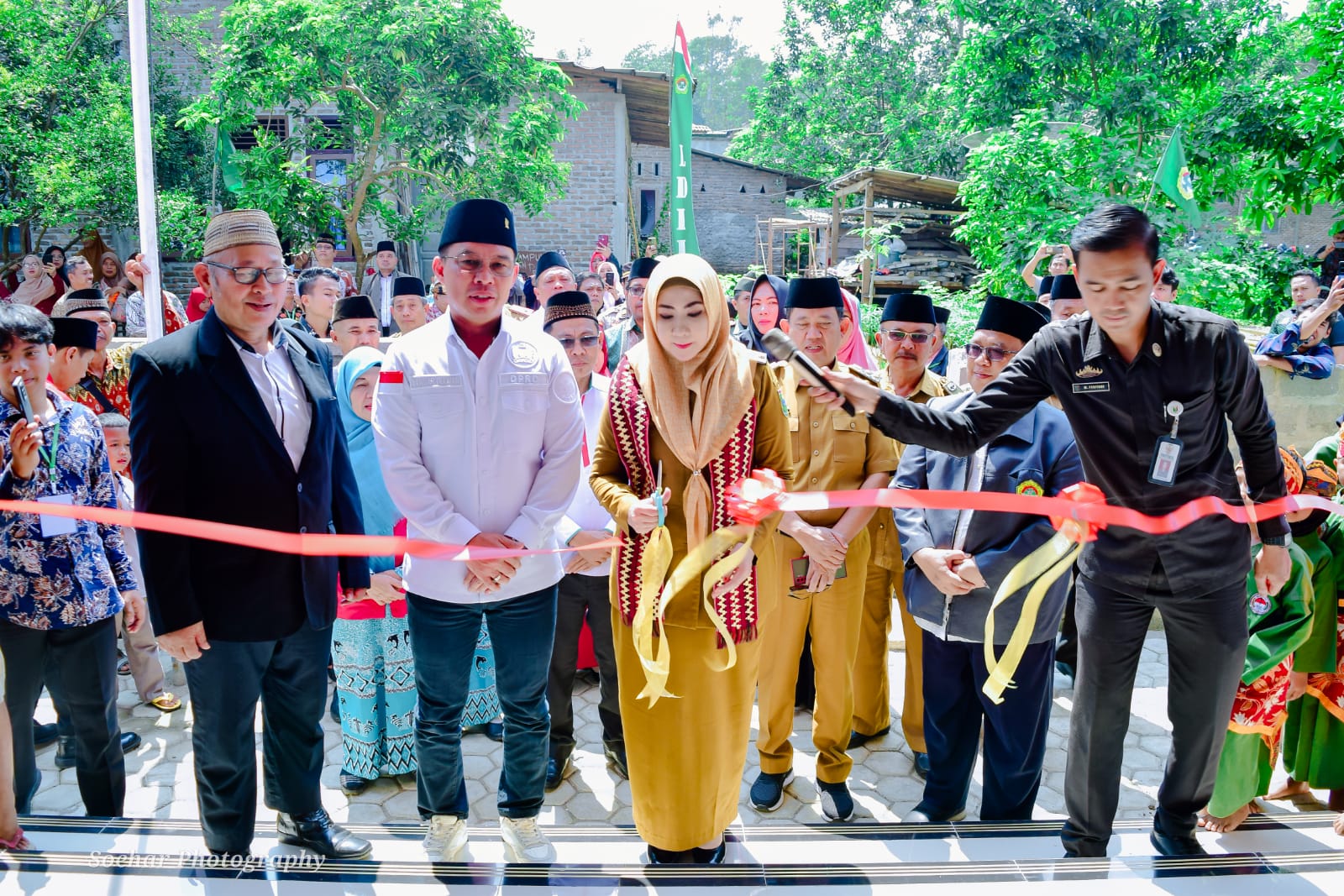 Bupati Dewi Handajani Resmikan Gedung Sekretariat DPD LDII Kabupaten Tanggamus