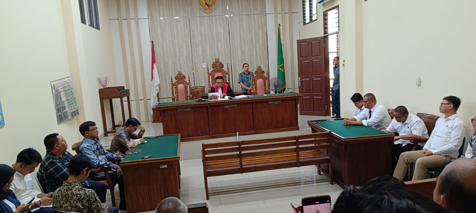 PN Tanjung Karang Tolak Permohonan Praperadilan Tersangka Agus Nompitu