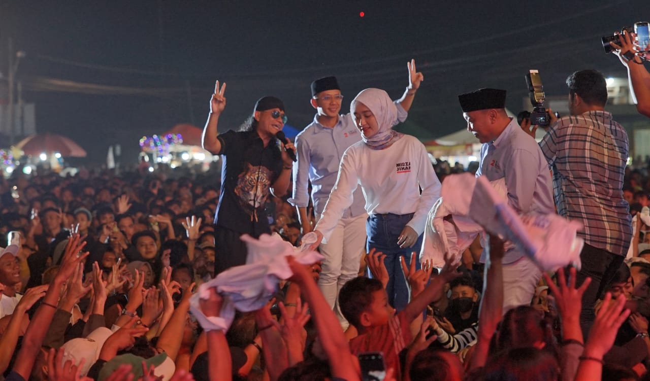 Silaturahmi Kebangsaan di Lamsel, Mirza - Jihan Bakal Selaraskan Program untuk Kesejahteraan Masyarakat