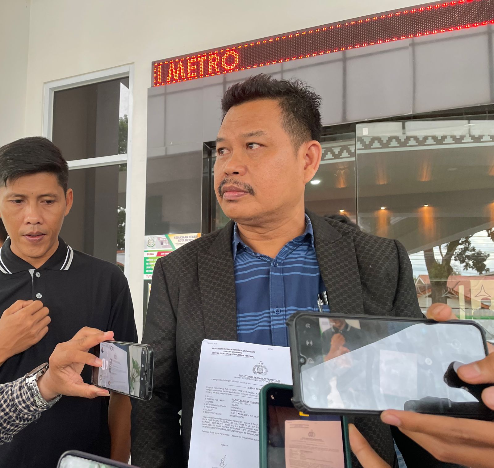 Kuasa Hukum Mantan Anggota DPRD Metro Sebut Kliennya Merupakan Korban