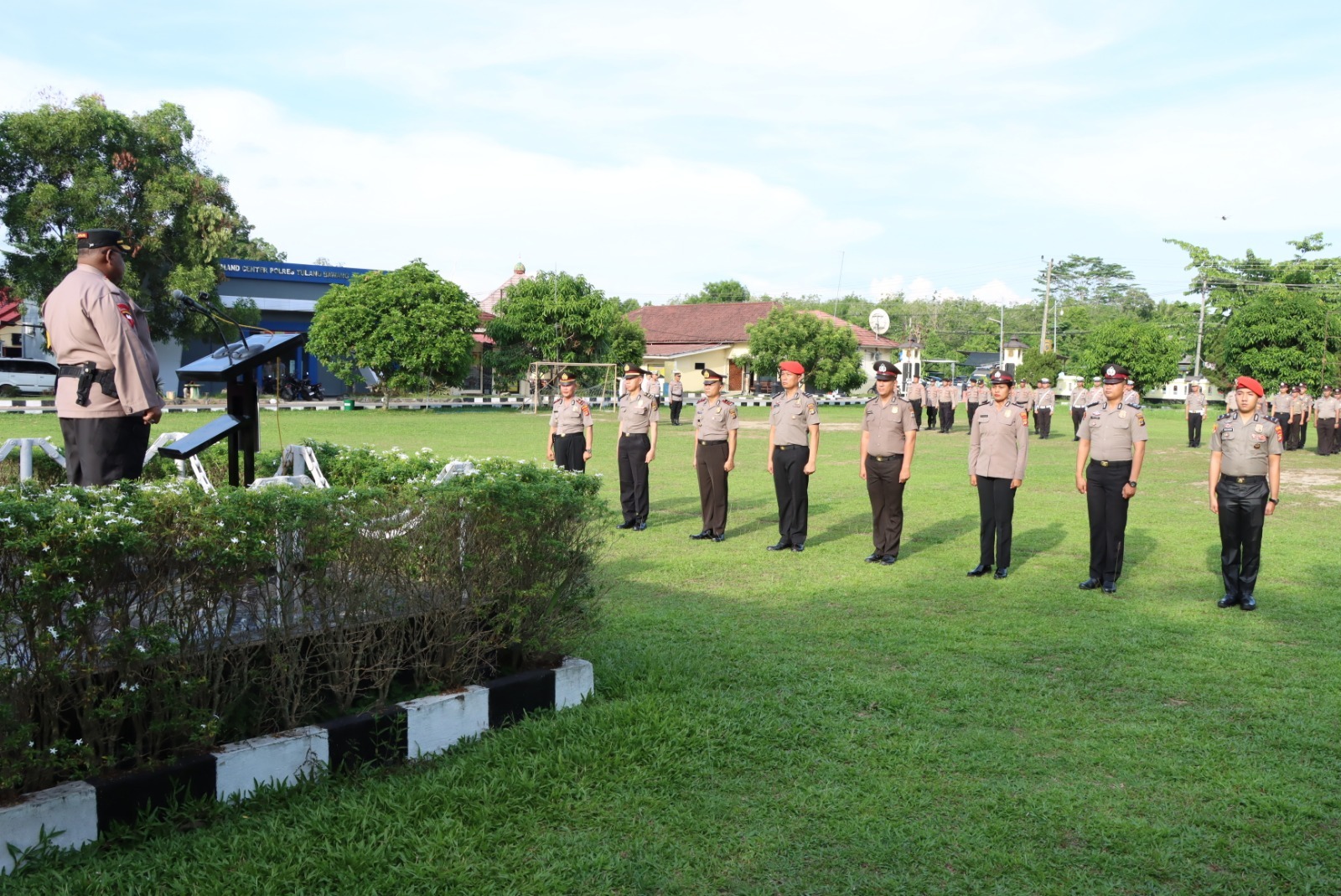 Tahun Baru, 29 Personel Polres Tulang Bawang Naik Pangkat, Cek Kenaikan Pangkatnya