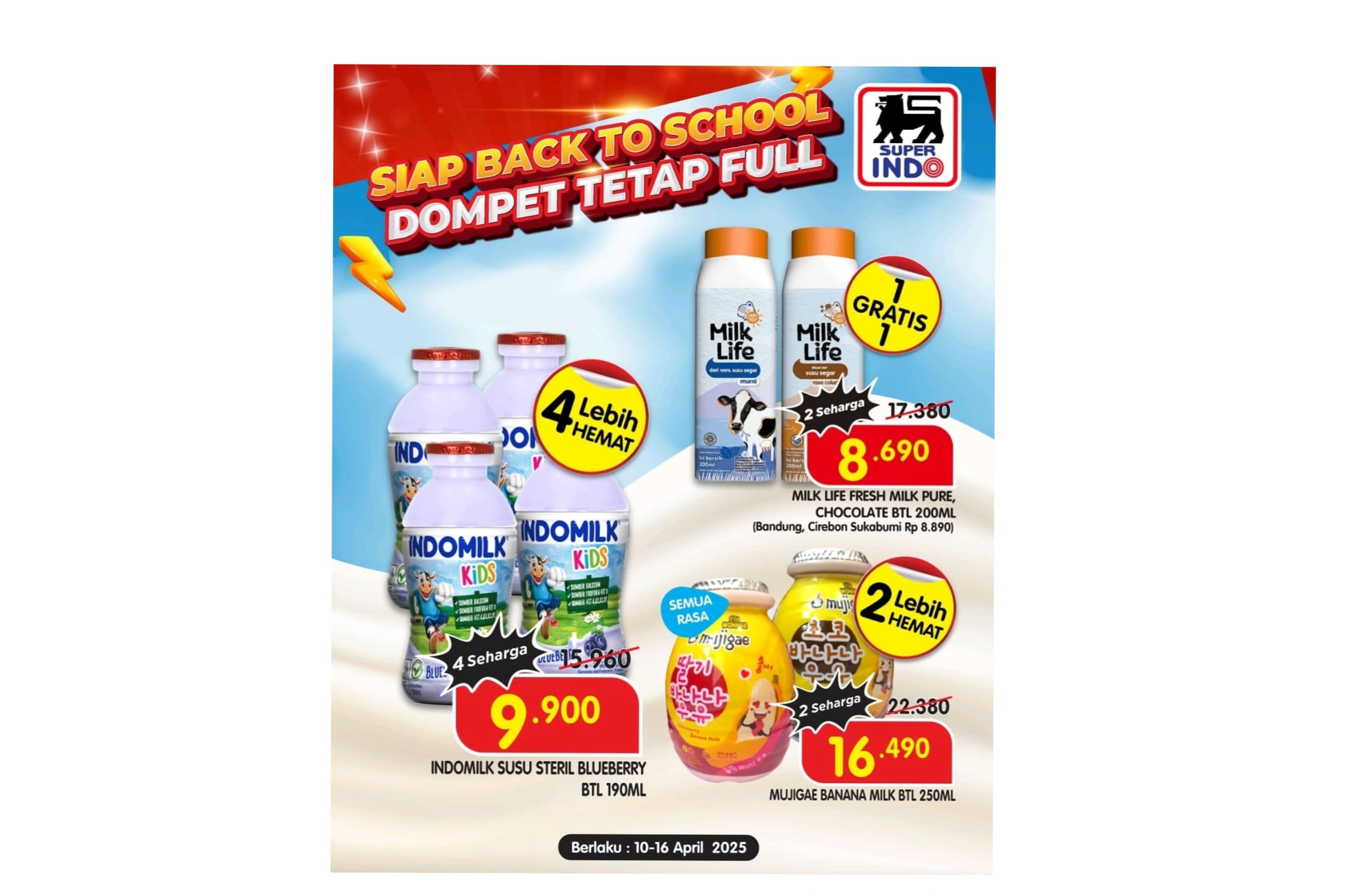 Promo Superindo Back To School Sampai 16 April 2025, Belanja Murah Susu, Energy dan Dompet Tetap Full