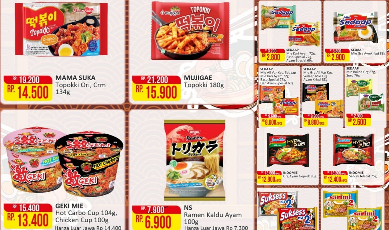 Noodle Fair Spesial Promo 4.4 Alfamart, Harga Hemat Produk Dijamin Berkualitas!