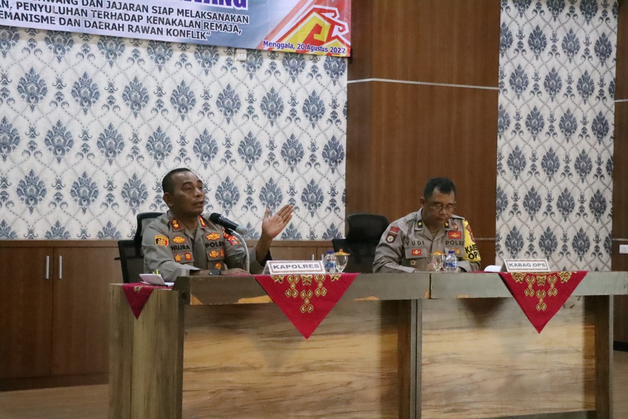 Kerahkan 35 Personel, Polres Tulang Bawang Tetapkan 17 TO Pada Operasi Bina Kusuma Krakatau 2022