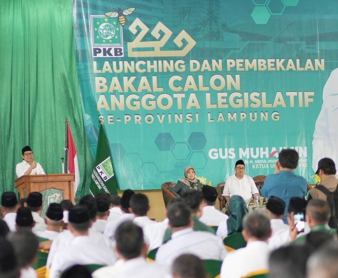Beri Arahan kepada Bacaleg di Lampung, Muhaimin: Di PKB Ini Punya Uang, Nggak Punya Uang, Boleh Nyalon
