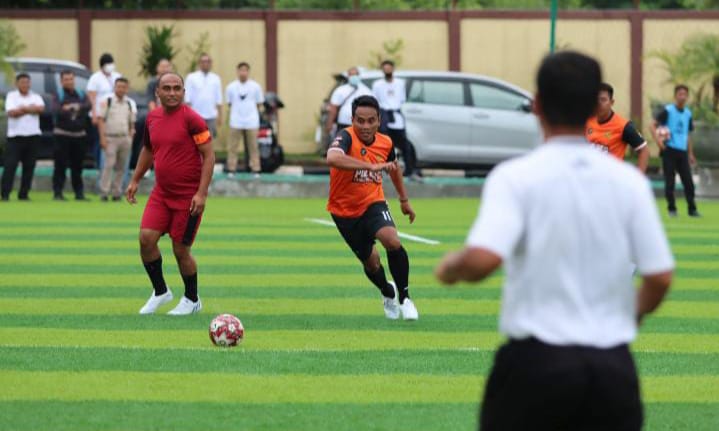 Lolos Ke Final Tournament Mini Soccer Kapolda Cup 2022, Psywar Tim Polres Lamteng Bisa Bikin Calon Lawan Down