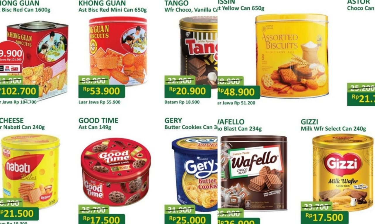Belanja Murah Kue Lebaran Dalam Promo Alfamart, Jangan Sampai Dilewatkan!