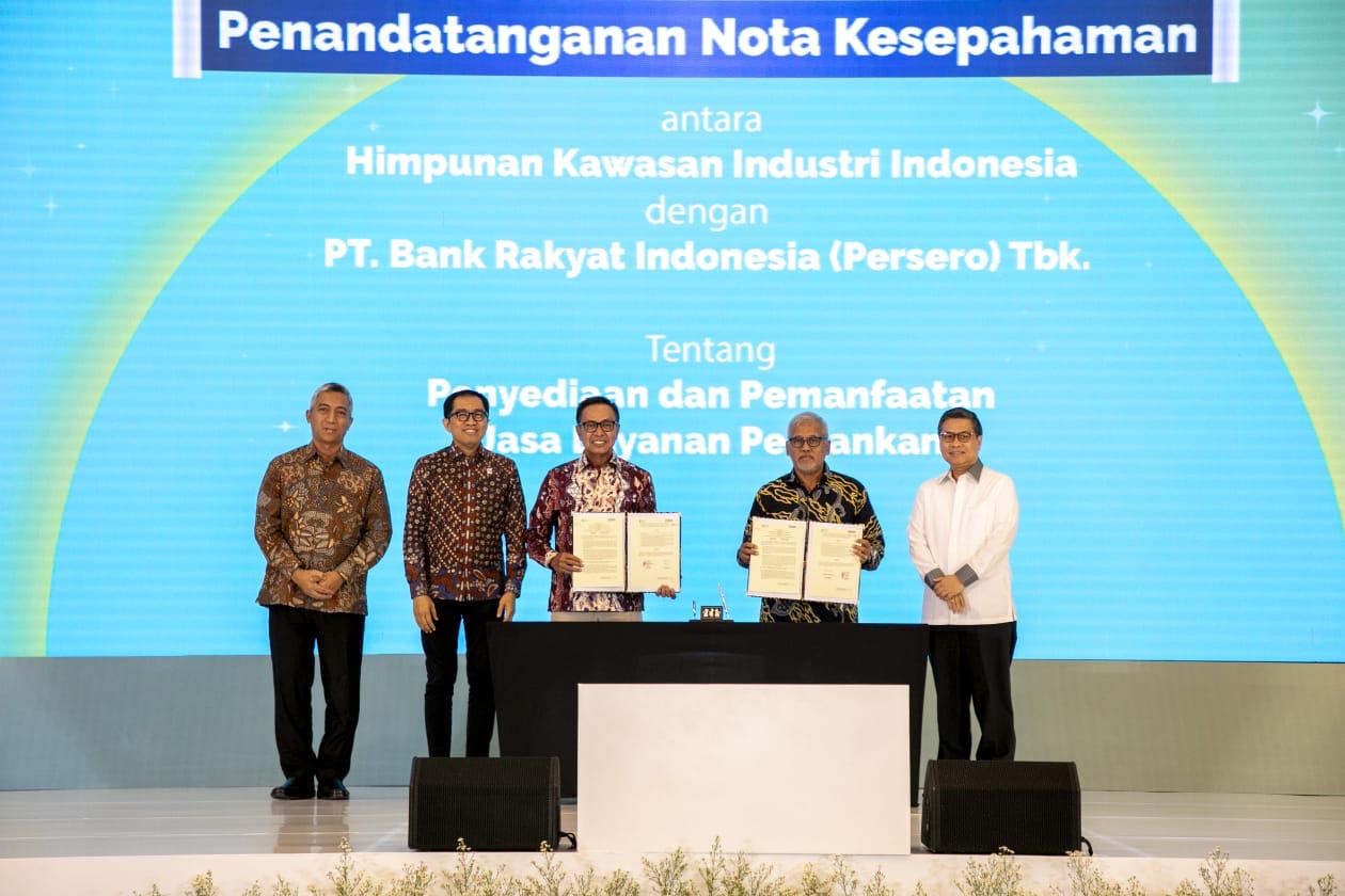 Dorong Pertumbuhan Ekonomi dan Optimalisasi Kawasan Industri, BRI Jalin Kerja Sama dengan HKI