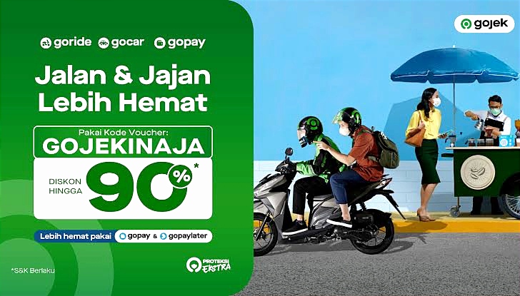 Cek Di Sini, Kode Promo Tahun Baru Gojek 31 Desember 2022, Voucher Diskon untuk GoRide, GoMart, GoCar dan GoFo