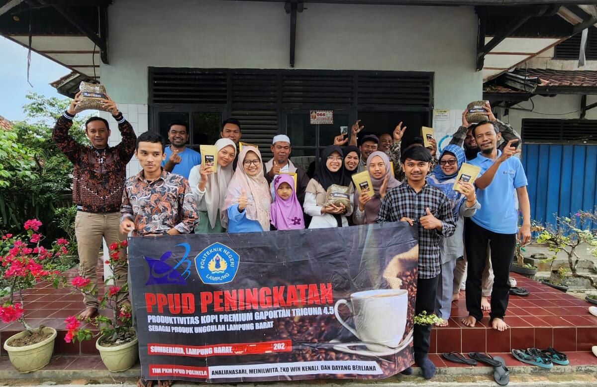 Tim Pelaksana PPPUD Polinela Optimalisasi Media Pemasaran Gapoktan Triguna 4.5