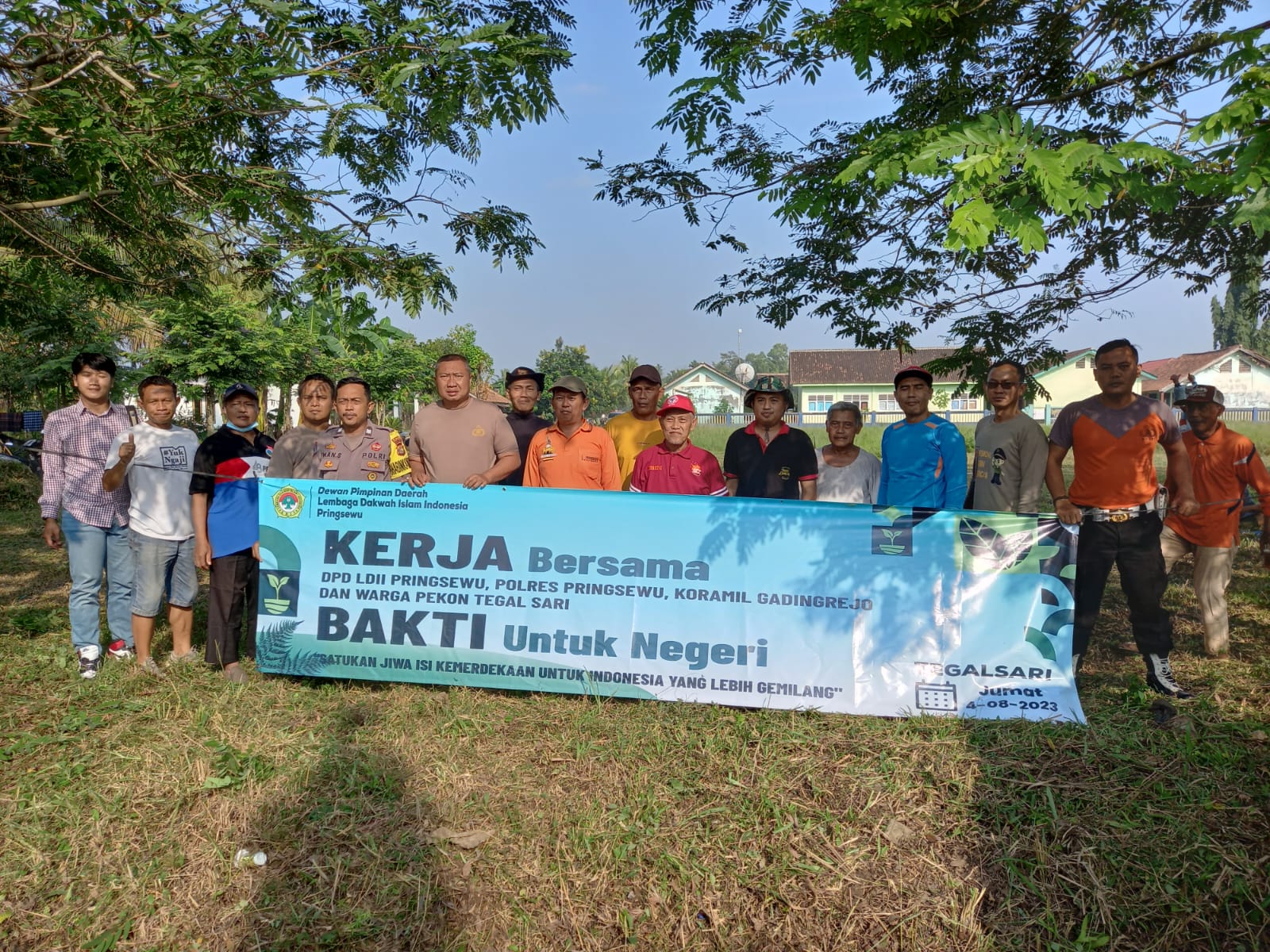 LDII Pringsewu Sukseskan Kerja Bakti Nasional