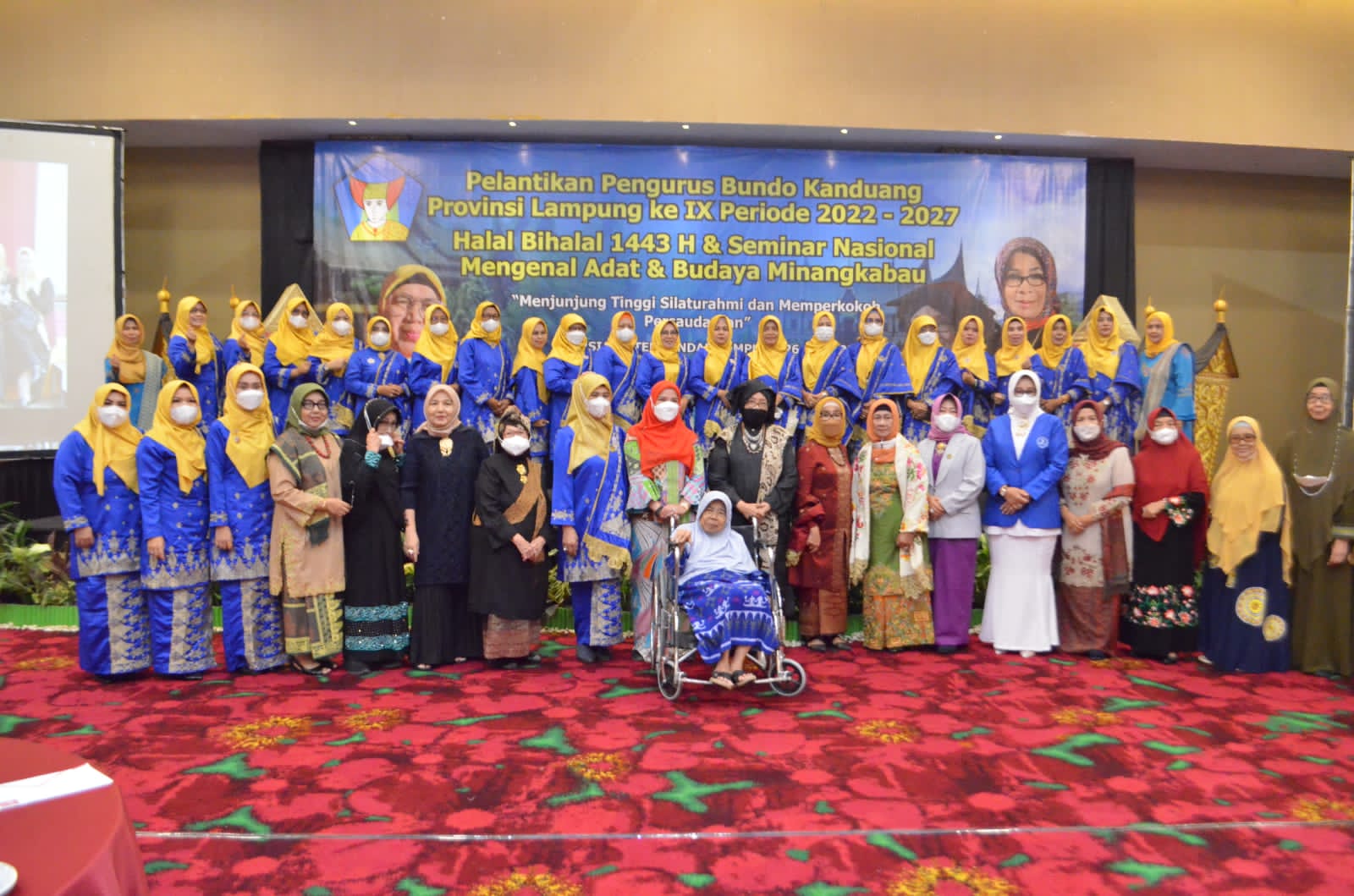 Hj Elma Rosita Resmi Jabat Ketua DPW Bundo Kanduang Provinsi Lampung 2022-2027