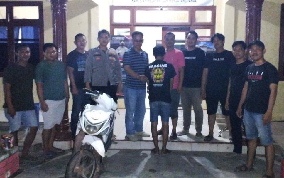 Awalnya Duduk-duduk, Saat Diteriaki Mendadak Kabur, Ternyata Maling Motor