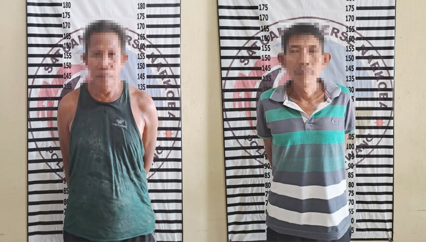 Edarkan Sabu, 2 Kakek di Tulang Bawang Diciduk, Polisi Sita 46 Paket Siap Jual