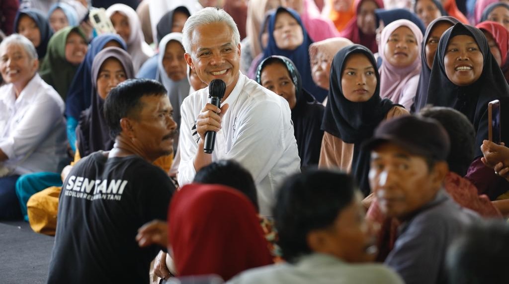 Komitmen Ganjar Pranowo Bakal Hapus Utang Petani