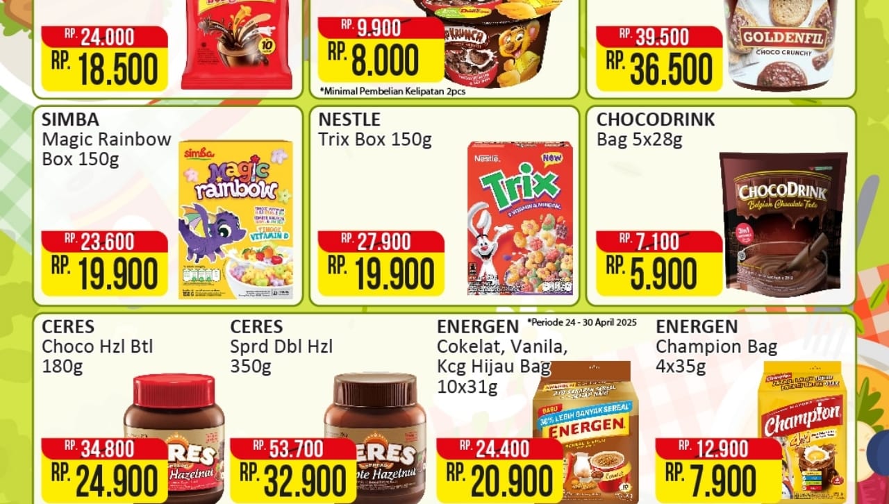 Promo Sarapan Hemat Spesial Hari Senin 21 April 2025 di Alfamart, Dapatkan Produk Favorit Dengan Harga Irit!