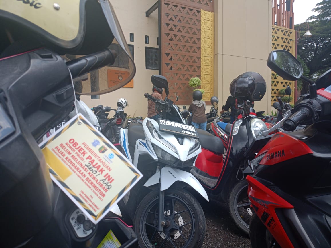 Ribuan Kendaraan Milik Perusahaan di Lampung Nunggak PKB, Ini Daftarnya!