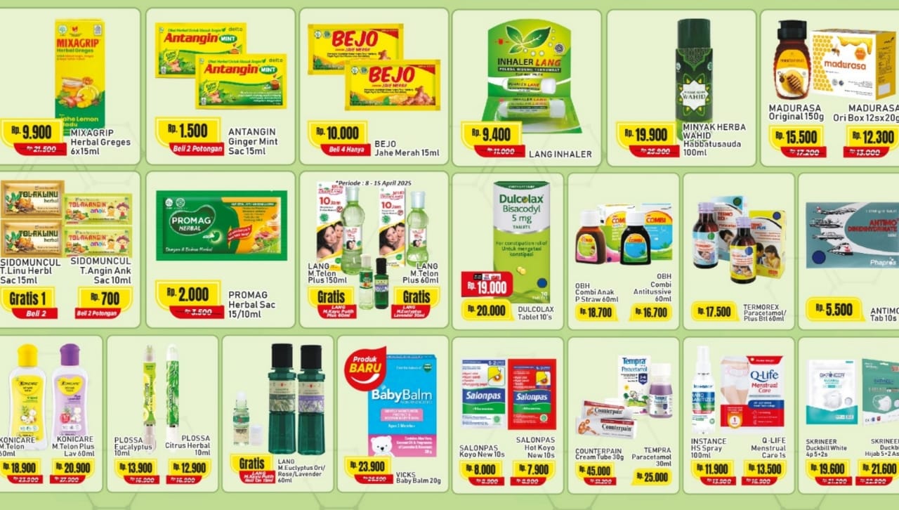 Promo Vitamin dan Produk Kesehatan Tubuh di Alfamart Agar Tetap Sehat Setelah Libur Lebaran