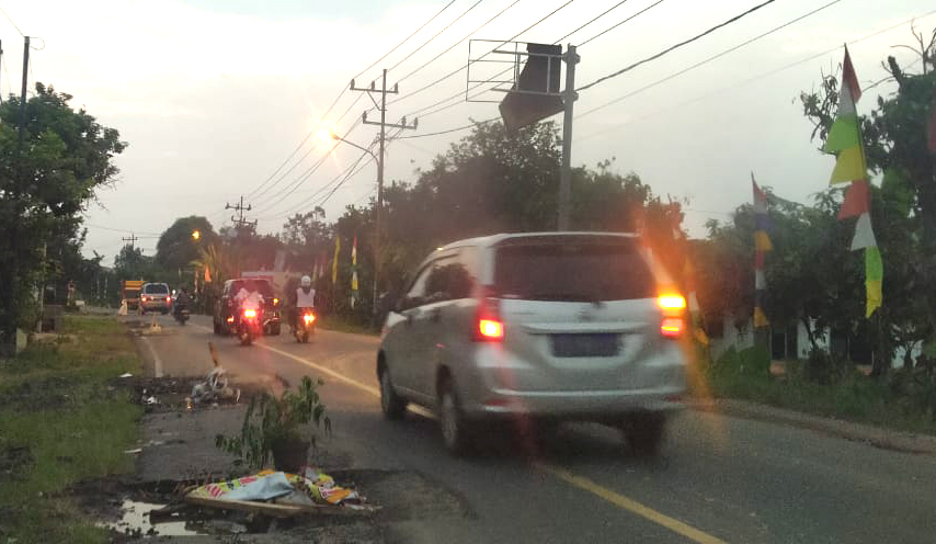 Kecelakaan Akibat Perbaikan Jalinbar, Lapor ke Satlantas Pringsewu!