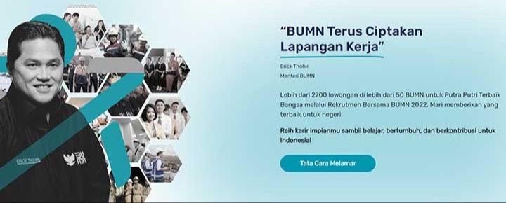 23 Ribu Rekrutmen Gabungan BUMN 2023 Telah Dibuka, Cek Posisi Apa Saja