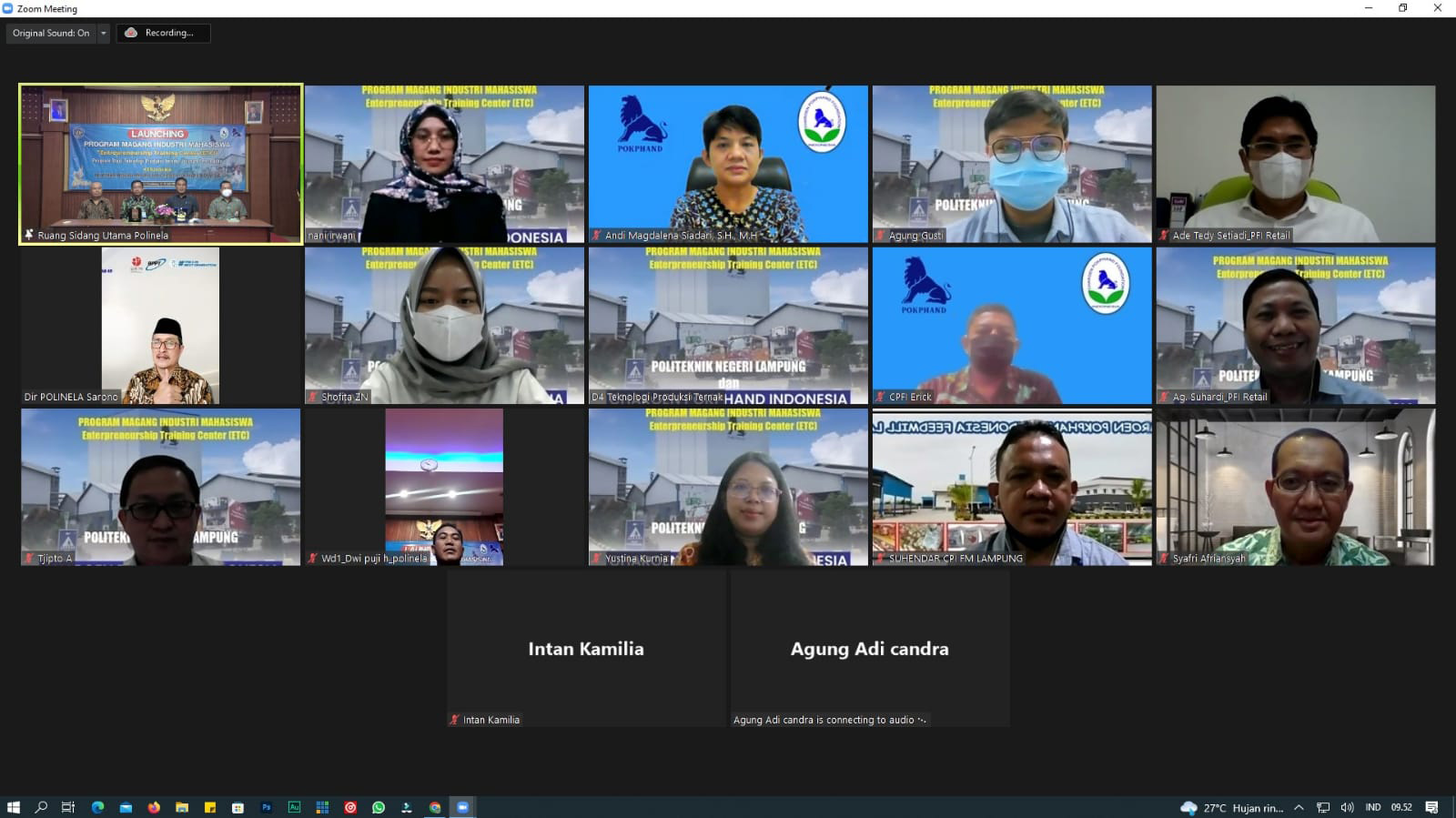 Kembangkan Potensi Kewirausahaan, Polinela Gandeng Charoen Pokphand Foundation Indonesia