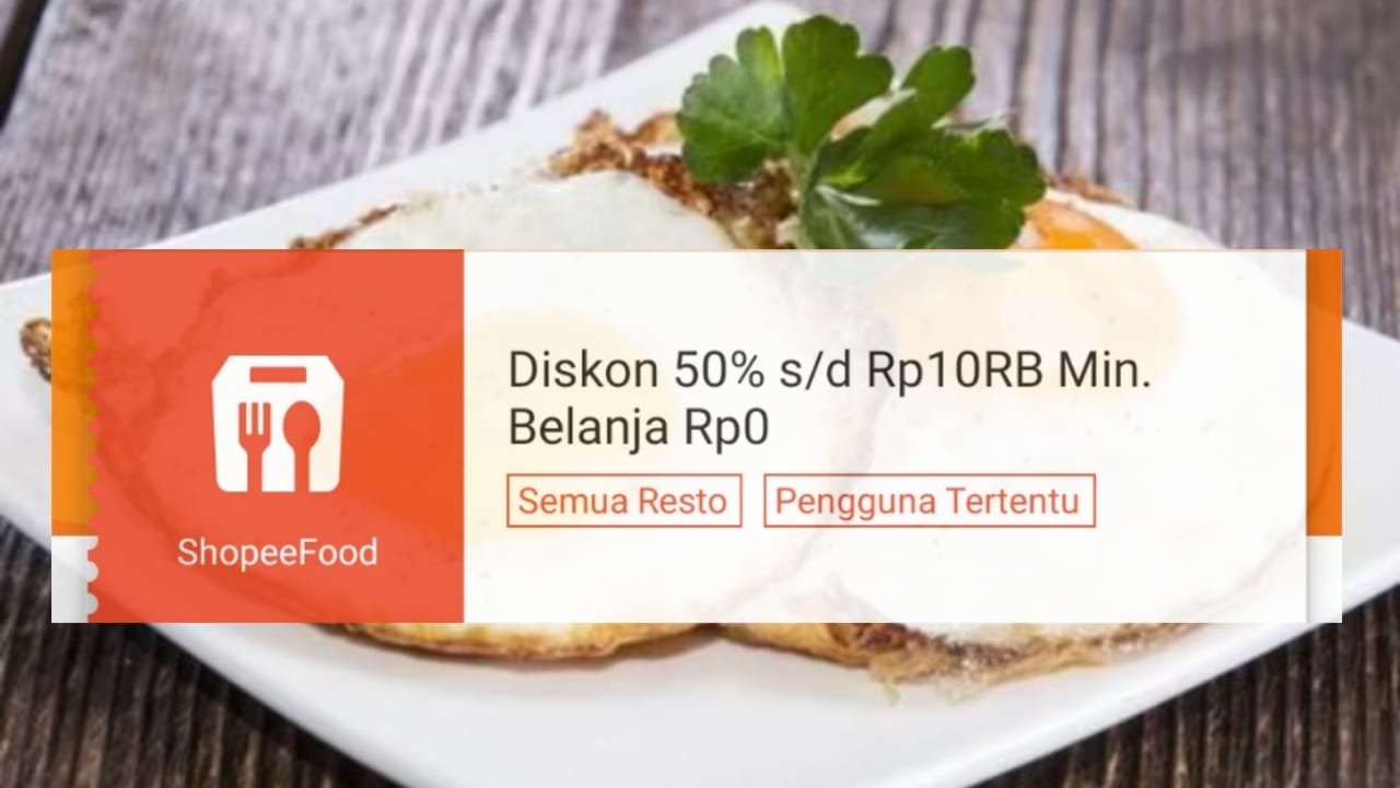 Promo Makan Siang Spesial di Restoran Murah ShopeeFood, Dapatkan Diskon Hingga 50 Persen
