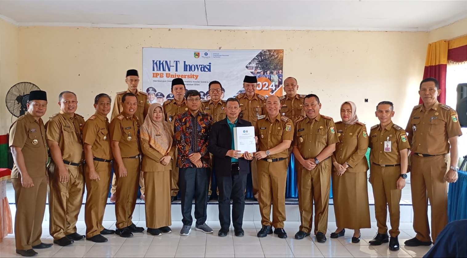 Sambut Mahasiswa KKN Tematik Dari IPB, Pj Bupati Tanggamus Lampung Sampaikan Hal Ini