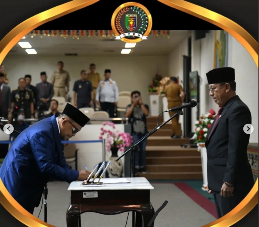 DPRD Lampung Gelar Paripurna PAW, Sugianto Gantikan Almarhum Ahmad Fitoni
