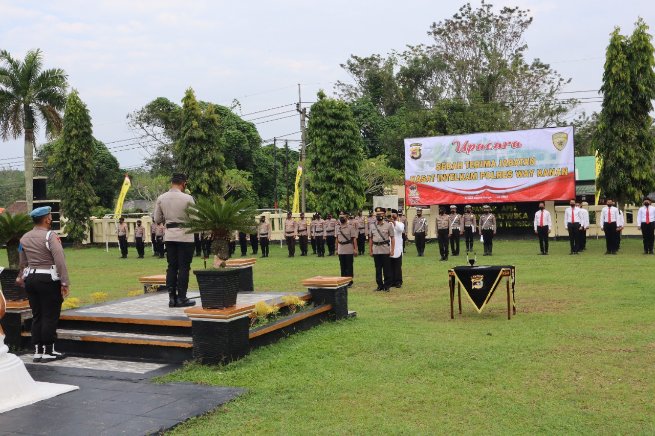 Baru Saja Sertijab, Kasat Intel Polres Way Kanan Langsung Dapat Tugas Khusus