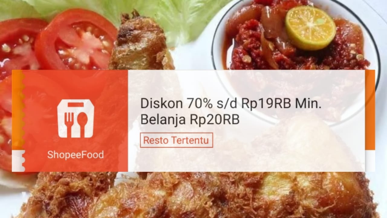 Diskon 70 Persen Untuk Makan Siang Hemat Dengan Promo ShopeeFood Khusus Hari Ini, Klaim Sekarang !
