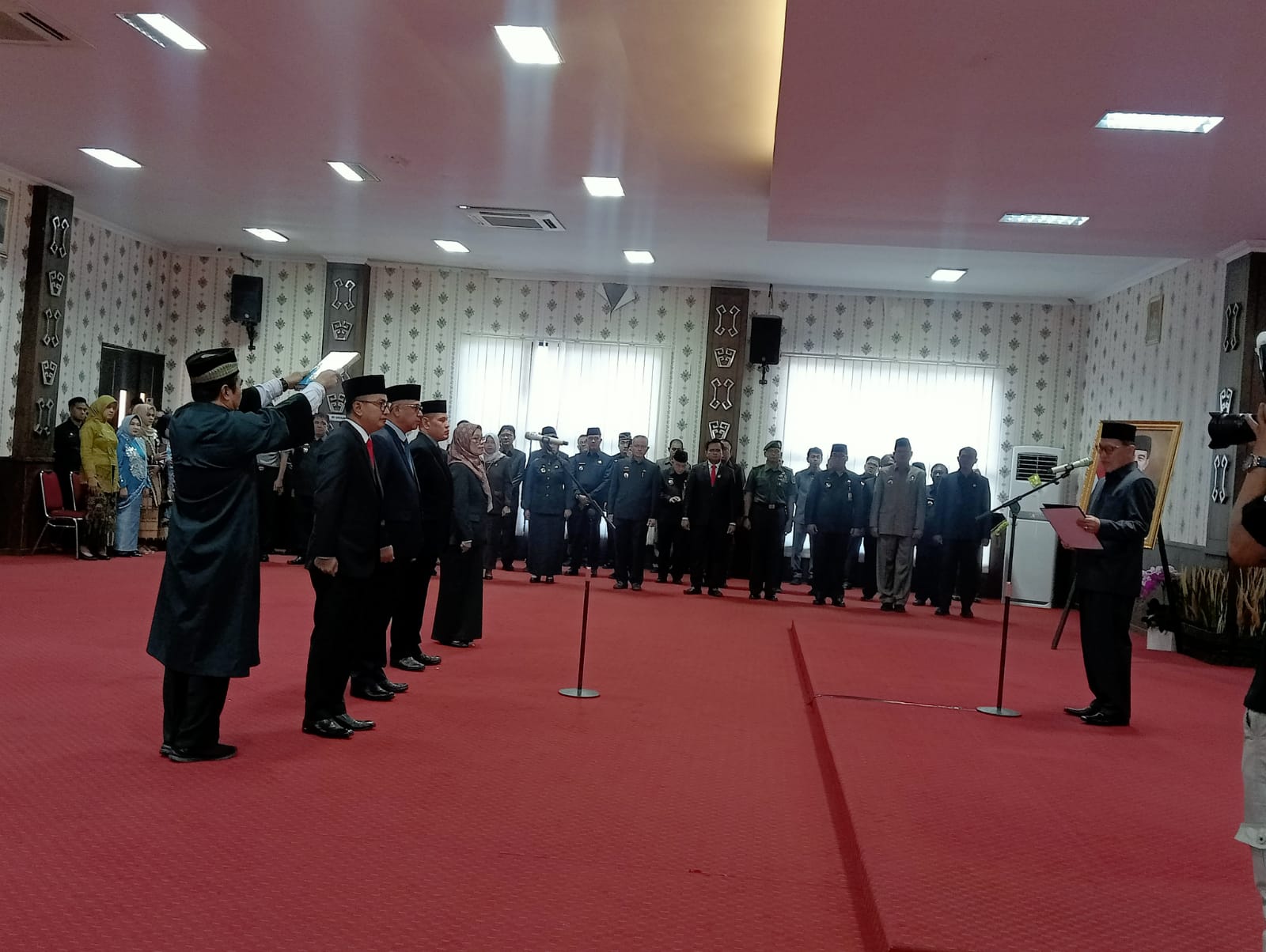 Pj Bupati Tulang Bawang Qudrotul Ikhwan Lantik Sekda dan 3 Pejabat Pimpinan Tinggi Pratama, Berikut Namanya