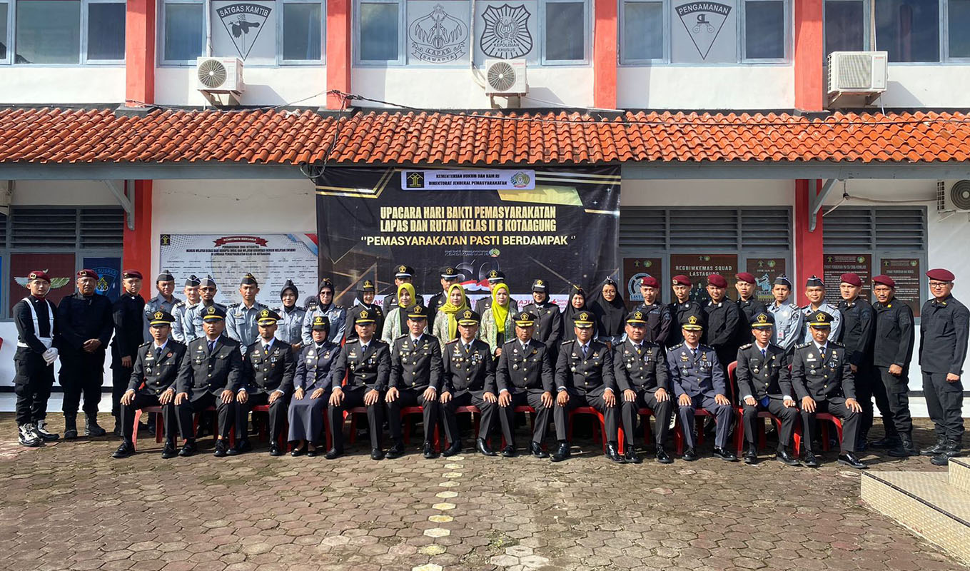 Lapas dan Rutan Kelas IIB Kota Agung Gelar Hari Bakti Pemasyarakatan Ke-60