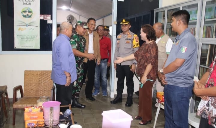 Forkopimda Pantau Beberapa Titik Lokasi di Pringsewu Lampung saat Natal