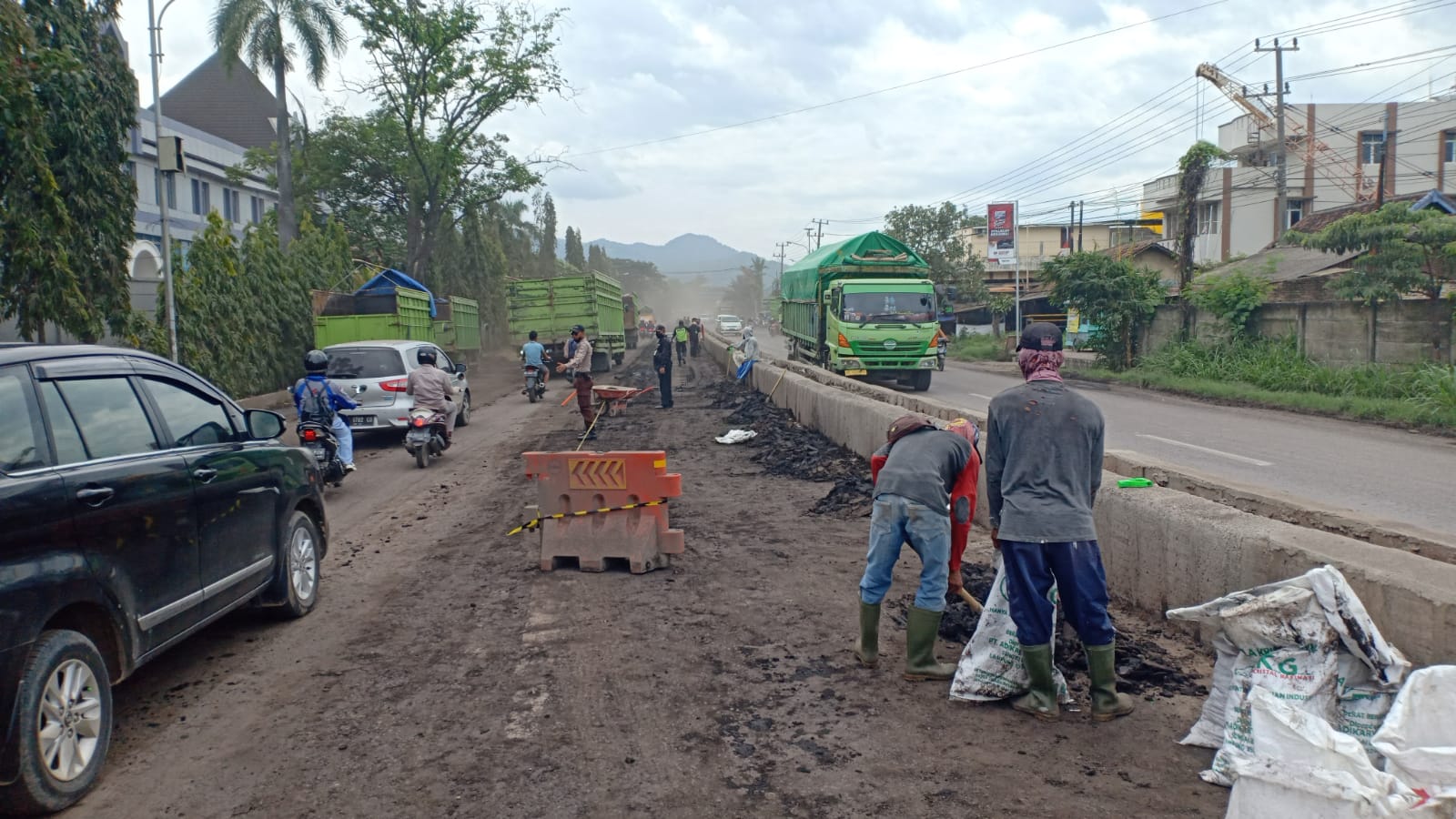 BPJN Sebut Temuan Minyak Tumpah di Jalan Yos Sudarso Sudah Tertangani