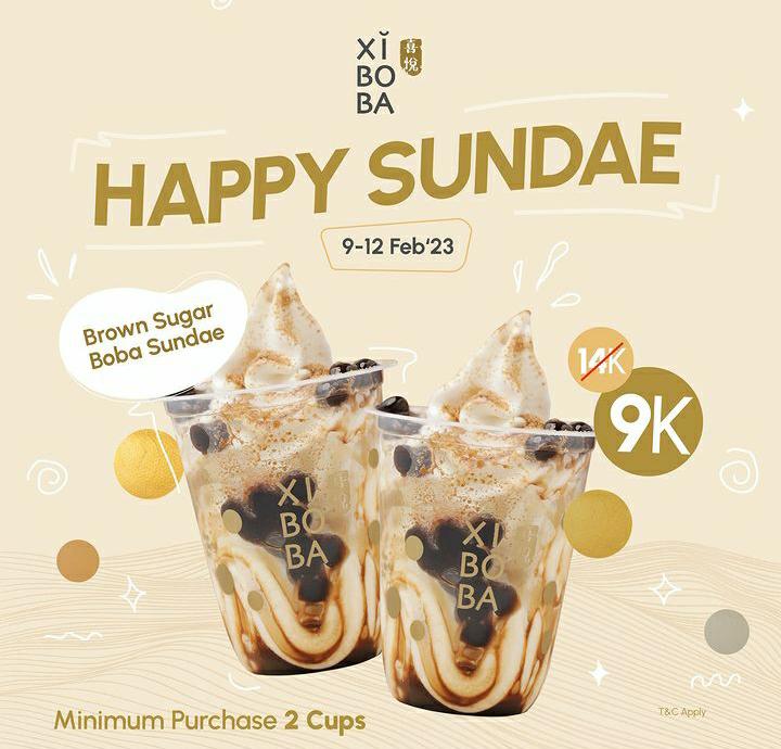 Promo XI BO BA ‘Happy Sundae’ dan ‘Happy Deals’, Harga Cuma 9 Ribuan