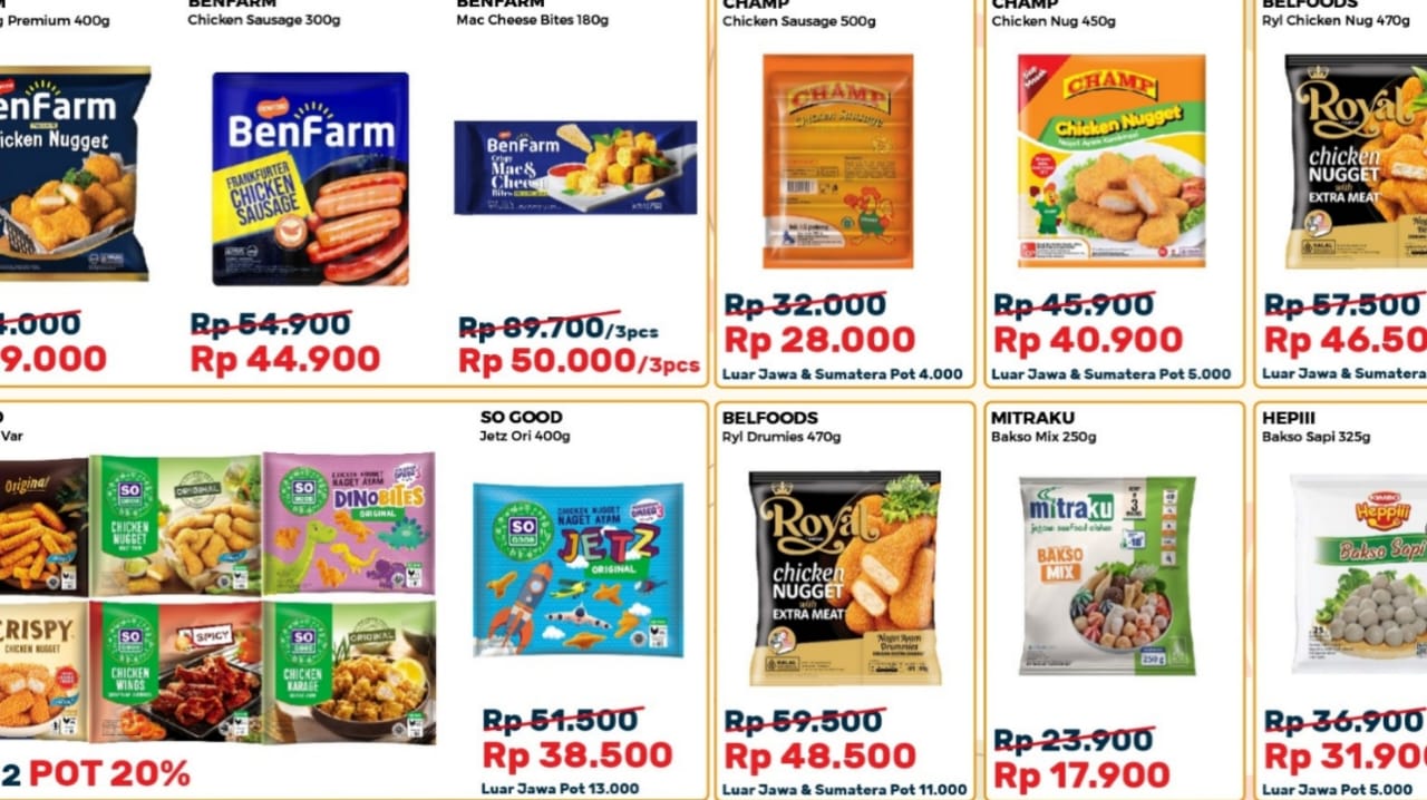 Belanja Murah Untuk Masak Sat-Set di Bulan Ramadhan, Cek Katalog Promo Frozen Food di Alfamart