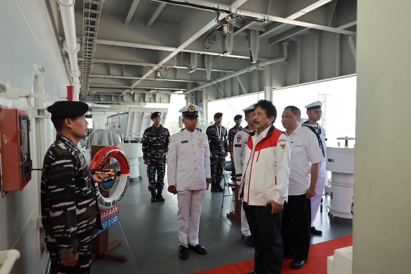 BPIP Menggelar Sosialisasi Pancasila di Atas KRI Radjiman Wedyodiningrat