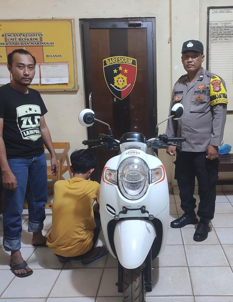 Pulang Beli Baju Anak, Motor Kesayangan Digondol Maling