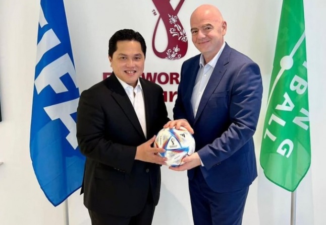 Catat! Hasil Pertemuan dengan Presiden FIFA, Erick Thohir Sebut Pertandingan Bola Tak Dibolehkan di Atas Jam 5