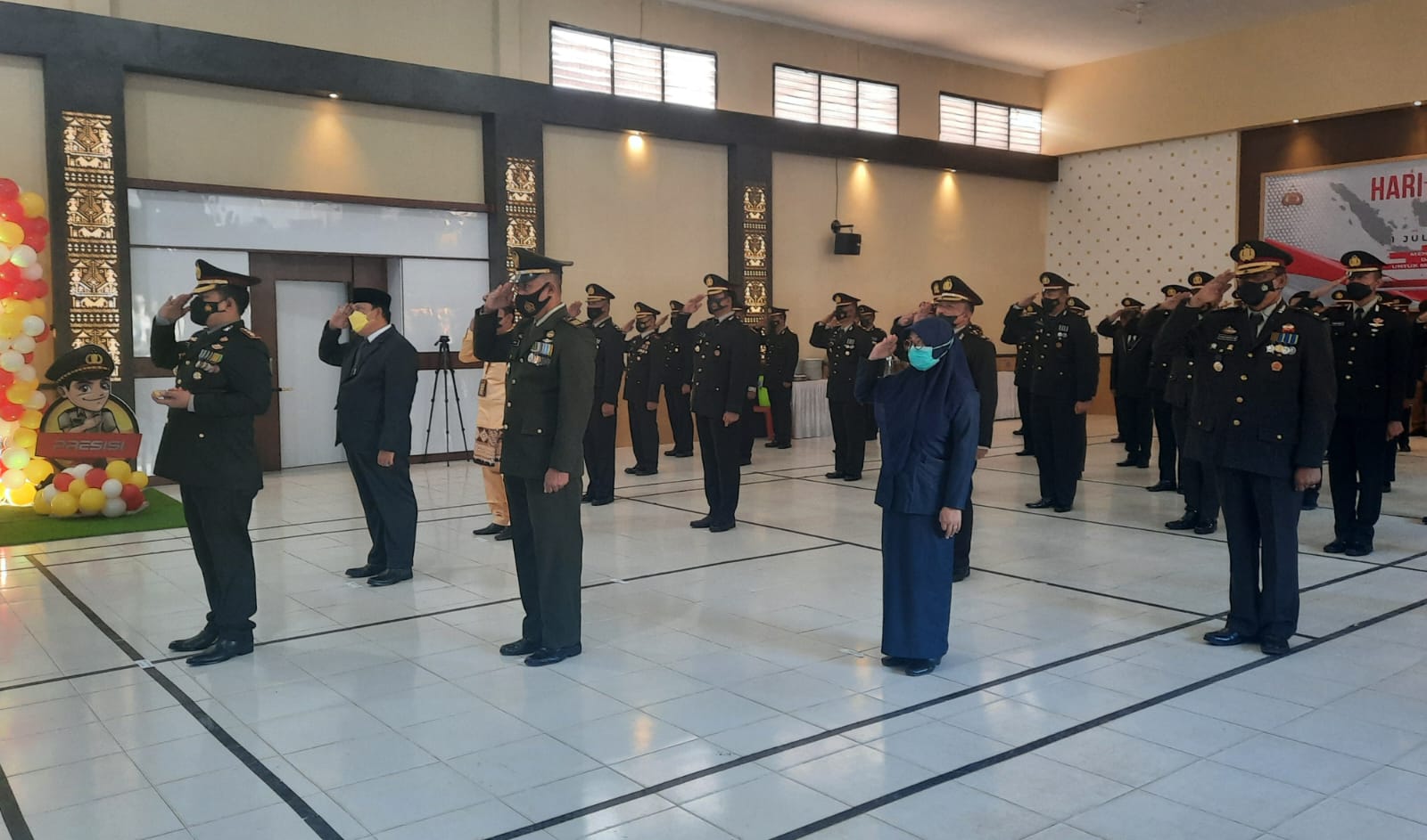 Polres Lampung Timur Gelar Peringatan Hari Bhayangkara Secara Virtual