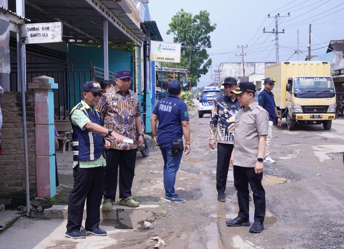Ruas Jalan Provinsi di Pringsewu Akan Diperbaiki, Pj Bupati : Terimakasih Pak Gubernur