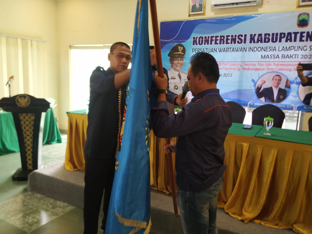 Tok! Supradianto Terpilih sebagai Ketua PWI Lamsel