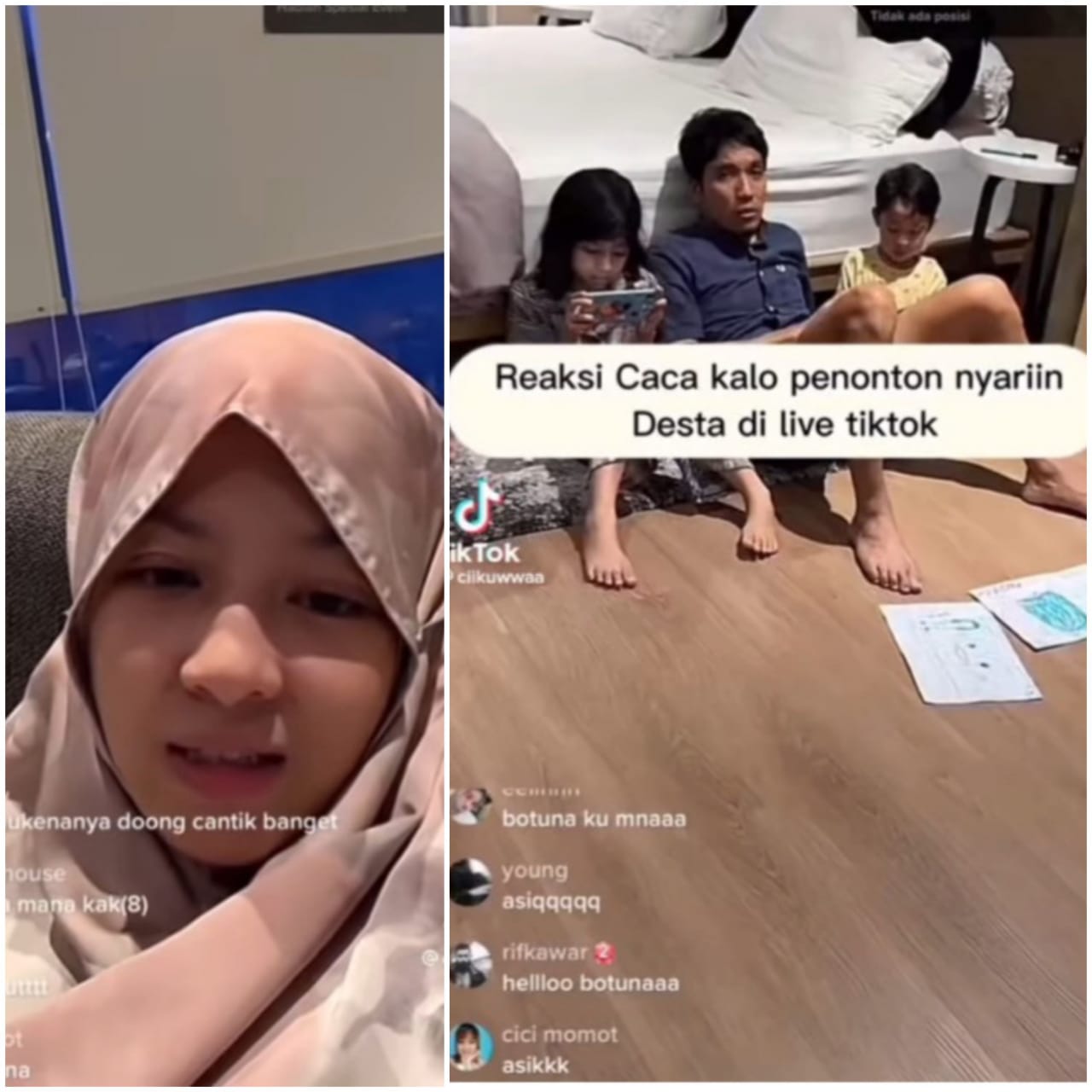 Warganet Mencari Desta di Live Tiktok Sang Istri, Natasha Rizky: Aduh Kalian Tuh...