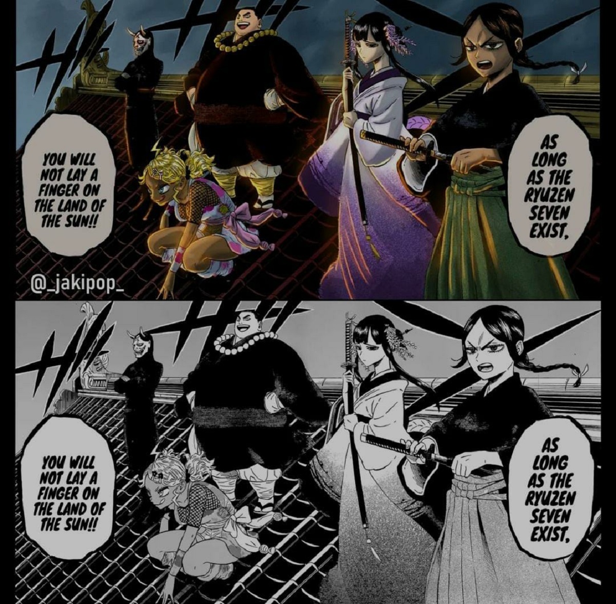 Daftar Anggota Ryuzen Seven Dalam Anime Black Clover